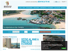 Tablet Screenshot of hotel-astuy.es